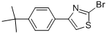 2-BROMO-4-[4-(1,1-DIMETHYLETHYL)PHENYL]THIAZOLE Structure