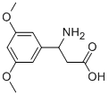 3-AMINO-3-(3,5-DIMETHOXY-PHENYL)-PROPIONIC ACID 结构式