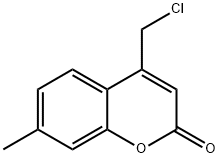 4-(CHLOROMETHYL)-7-METHYL-2H-CHROMEN-2-ONE 结构式