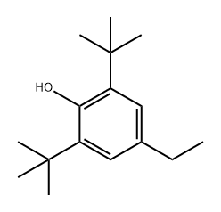 2,6-二叔丁基-4-乙基苯酚, 4130-42-1, 结构式