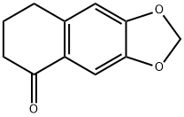 7,8-二氢萘并[2,3-D][1,3]二氧戊环-5(6H)-酮, 41303-45-1, 结构式