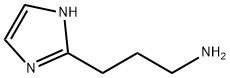 3-(1H-イミダゾール-2-イル)-1-プロパンアミン 化学構造式
