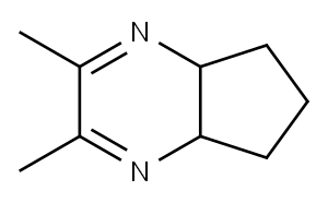 5H-Cyclopentapyrazine,4a,6,7,7a-tetrahydro-2,3-dimethyl-(9CI) Structure
