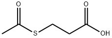 3-acetylsulfanylpropanoic acid Struktur