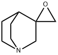 スピロ[1-アザビシクロ[2.2.2]オクタン-3,2'-オキシラン] 化学構造式