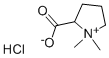 (S)-2-Carboxy-1,1-dimethylpyrrolidiniumchlorid
