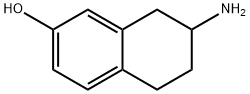 7-氨基-5,6,7,8-四氢萘-2-醇 结构式