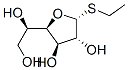1-(α-D-gluco-ヘキソフラノシルチオ)エタン 化学構造式