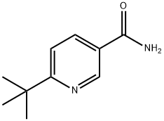 6-t-butylpyridine-3-carboxamide Struktur