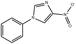 4-ニトロ-1-フェニル-1H-イミダゾール 化学構造式