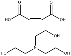 tris(2-hydroxyethyl)ammonium hydrogen maleate 结构式