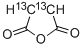 無水マレイン酸(2,3-13C2) 化学構造式