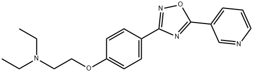 N,N-Diethyl-2-[4-[5-(3-pyridinyl)-1,2,4-oxadiazol-3-yl]phenoxy]ethanamine 结构式