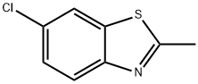 6-クロロ-2-メチルベンゾチアゾール 化学構造式