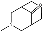 3-メチル-3-アザビシクロ[3.3.1]ノナン-9-オン 化学構造式
