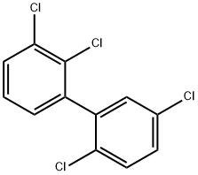 2,2',3,5'-テトラクロロ-1,1'-ビフェニル 化学構造式