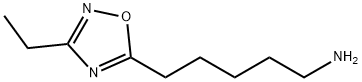 5-(3-ethyl-1,2,4-oxadiazol-5-yl)pentan-1-amine Structure