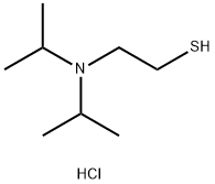 2-DIISOPROPYLAMINOETHANETHIOL HYDROCHLORIDE Struktur