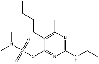5-Butyl-2-ethylamino-6-methylpyrimidin-4-yldimethylsulfamat