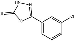 5-(3-CHLOROPHENYL)-1,3,4-OXADIAZOLE-2-THIOL Struktur