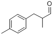 α,4-ジメチルベンゼンプロピオンアルデヒド 化学構造式