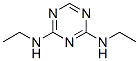 N,N'-ジエチル-1,3,5-トリアジン-2,4-ジアミン 化学構造式