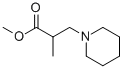 α-メチル-1-ピペリジンプロピオン酸メチル 化学構造式