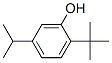 2-(1,1-ジメチルエチル)-5-(1-メチルエチル)フェノール 化学構造式