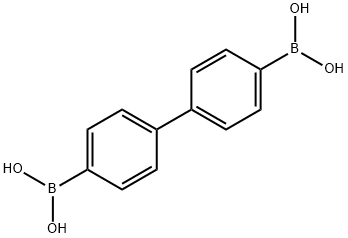 4,4'-ビフェニルジボロン酸 化学構造式