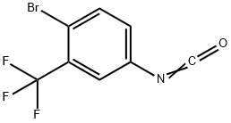 4-BROMO-2-(TRIFLUOROMETHYL)PHENYL ISOCYANATE 结构式