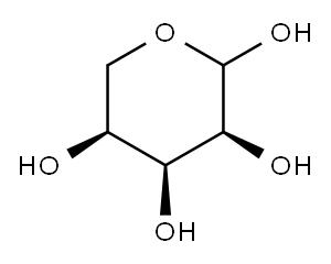 L-Ribopyranose (9CI) 结构式