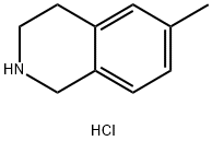 6-甲基-1,2,3,4-四氢异喹啉盐酸盐 结构式