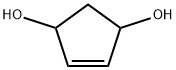 2-环戊烯-1,4-二醇, 4157-01-1, 结构式