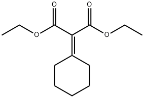 Propanedioic acid, 2-cyclohexylidene-, 1,3-diethyl ester Structure
