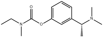 RIVASTIGMINE TARTRATE R-ISOMER (エチルメチルカルバミン酸(R)-3-[1-(ジメチルアミノ)エチル]フェニル, 酒石酸水素) 化学構造式