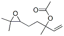 1-(3,4-epoxy-4-methylpentyl)-1-methylallyl acetate 结构式