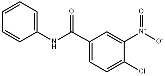 4-クロロ-3-ニトロ-N-フェニルベンズアミド 化学構造式