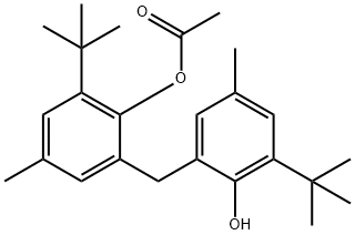2-[[2-(acetyloxy)-3-(1,1-dimethyl-ethyl)-5-methylphenyl]methyl]-6-(1,1-dimethylethyl)-4-methylphenol Structure