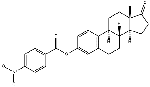 Estrone 3-(p-nitrobenzoate) Struktur