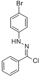 Benzoyl chloride (p-bromophenyl)hydrazone Structure