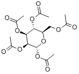 1,2,3,4,6-O-五乙酰基-Α-甘露糖, 4163-65-9, 结构式