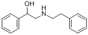 1-フェニル-2-(フェネチルアミノ)エタノール 化学構造式