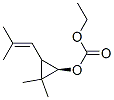 (1R,E)-2,2-dimethyl-3(2-methylprop-1-enyl)-cyclopropane-1-carbonic acid ethyl ester Structure