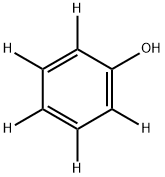 フェノール-2,3,4,5,6-D5 化学構造式
