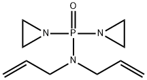 Bis(1-aziridinyl)(diallylamino)phosphine oxide Structure