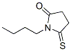 2-Pyrrolidinone,  1-butyl-5-thioxo- 结构式