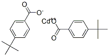 cadmium 4-(1,1-dimethylethyl)benzoate 结构式