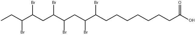 六溴硬脂酸, 4167-08-2, 结构式