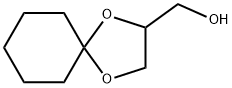 1,4-dioxaspiro[4.5]dec-2-ylmethanol 结构式