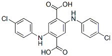 2,5-bis(4-chlorophenylamino)terephthalic acid Structure
